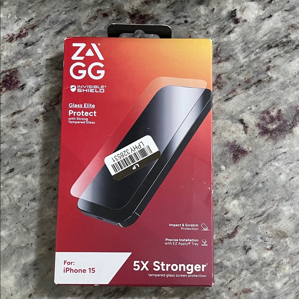 NEW ZAGG Glass Elite Screen Protector iPhone 15